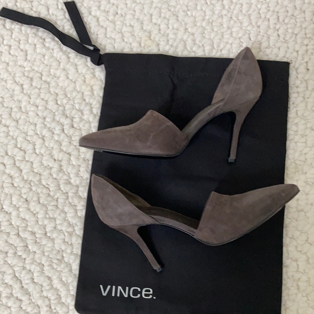 Vince brown suede shoes